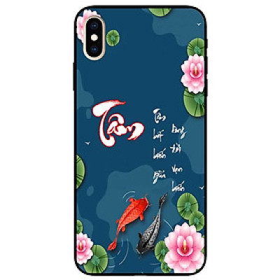 Ốp lưng dành cho Iphone X - Xs - Xs Max - XR - 11 - 11 Pro Max - Tâm Cá KOI - Hàng Chính Hãng