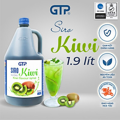 Siro Kiwi GTP - Chuyên dùng pha chế: Trà sữa, Trà trái cây, Cocktail, Mocktail…
