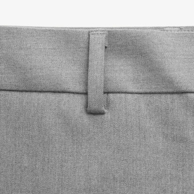 Quần Âu Nam / Quần tây nam Routine Trơn Form Slim Crop (ngang mắt cá chân) ống suông rộng màu Xám- 10F24PFO041 | ROUTINE CÀ MAU