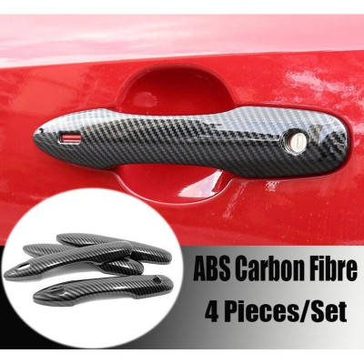 Ốp Tay Nắm, Hõm Cửa Carbon Toyota Cross 2020 2021 chất liệu cao cấp loại 1