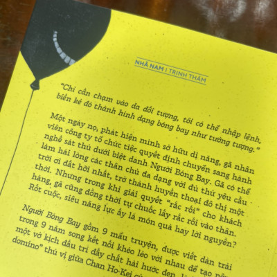 NGƯỜI BÓNG BAY – Chan Ho-Kei – Nguyễn Tú Uyên dịch – Nhã Nam – NXB Hà Nội (Bìa mềm) 