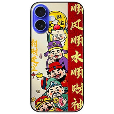 Ốp lưng dành cho Iphone 16 - 16 Plus - 16 Pro - 16 Pro Max - Năm Ông May Mắn - Hàng Chính Hãng