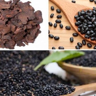 Đậu đen xanh lòng Rang sẵn - cỏ ngọt - hà thủ ô ( MS) -1kg