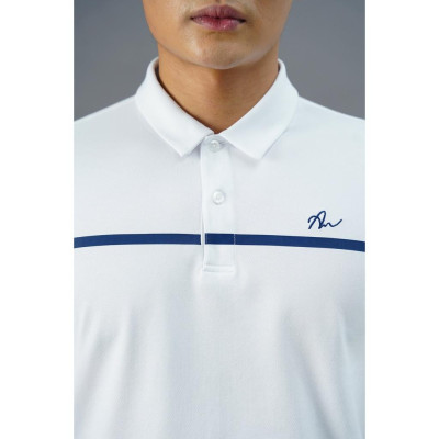 Áo Polo Ngắn Tay Nam AM SPORT1 PLM232 Có Cổ, Phối Kẻ, Thời Trang