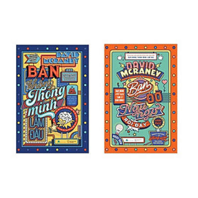 Sách - Combo 2 Cuốn: Bạn Không Thông Minh Lắm Đâu + Bạn Đỡ Ngu Ngơ Rồi Đấy - David McRaney - AZ Việt Nam