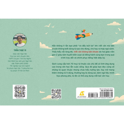 Sách - Viết Văn Không Băn Khoăn - AZ Việt Nam
