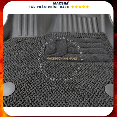 Thảm lót sàn ô tô 2 lớp cao cấp dành cho xe TOYOTA LAND CRUISER 2022 nhãn hiệu Macsim chất liệu TPV