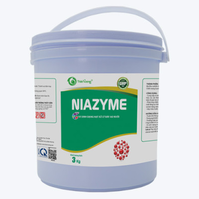 MEN VI SINH HẠT LÀM VIỆC TỪ ĐÁY GIÚP SẠCH ĐÁY, ĐẸP MÀU NƯỚC,NGĂN NGỪA HÌNH THÀNH TẢO XANH NIAZYME Xô 3kg
