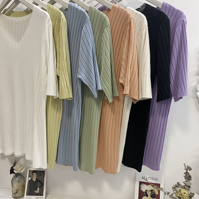 Áo dệt kim dáng ngắn sexy Haint Boutique 