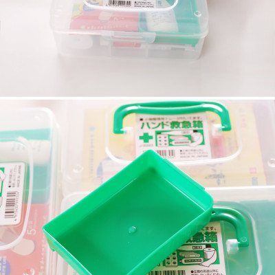 Hộp đựng các loại thuốc, vật dụng y tế,... 2 ngăn đa năng Kokubo 800ml - Nội địa Nhật Bản