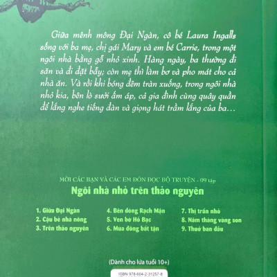 Ngôi Nhà Nhỏ Trên Thảo Nguyên Tập 1: Giữa Đại Ngàn (Tái Bản 2019)