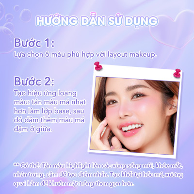 Phấn Má Trang Điểm myKella Magic Cheek Duo Lâu Trôi Và Trendy