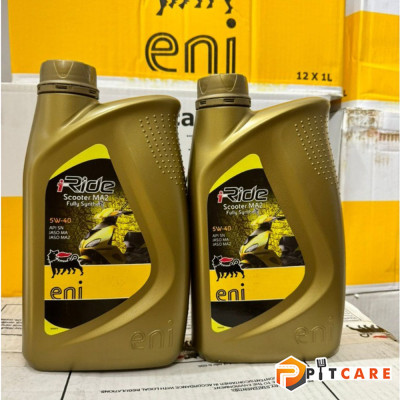 Nhớt Xe Ga Eni Scooter 5W40 Nhập Khẩu Chính Hãng Có Chiết Lẻ