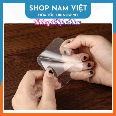 Tấm Keo Trong Nano Đa Năng - Miếng Keo 2 Mặt Siêu Dính