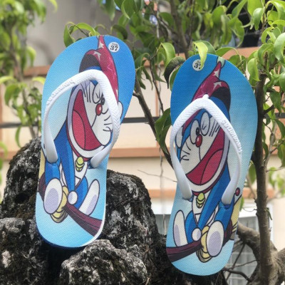 Dép nữ, Dép Tông Doremon hot trend  siêu dễ thương cho bé 21361