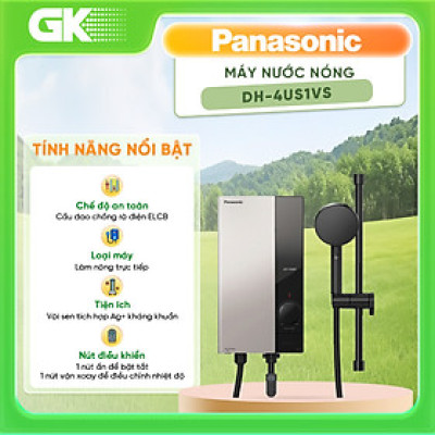 MÁY NƯỚC NÓNG TRỰC TIẾP PANASONIC DH-4US1VS - Hàng chính hãng( Chỉ giao HCM)