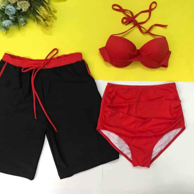 Bộ Đồ Bơi Nam Nữ 3 Mảnh