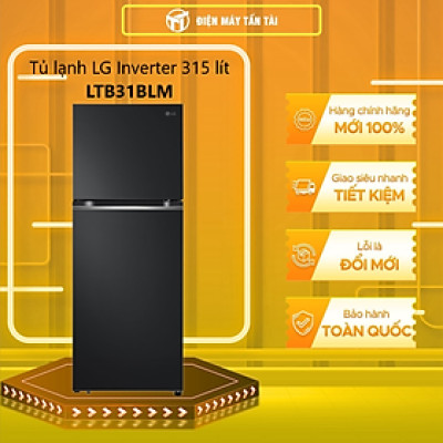 Tủ lạnh LG Inverter 315 lít LTB31BLM - HÀNG CHÍNH HÃNG - CHỈ GIAO HCM