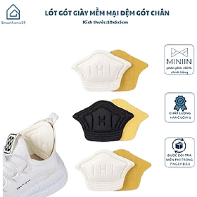 Lót Gót Giày Mềm Mại, Miếng Dán Gót Giày Chống Đau Chân, Đệm Gót Chân Chống Rộng - HÀNG CHÍNH HÃNG MINIIN