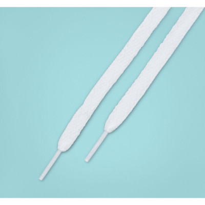 Converse Classic ShoeLaces | Dây giày thể thao dẹt Trắng (Thấp - Cao)