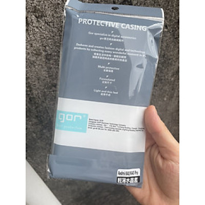 Ốp lưng silicon cho Xiaomi Redmi K40, K40 Pro - hãng Gor trong suốt có gờ bảo vệ camera Hàng nhập khẩu