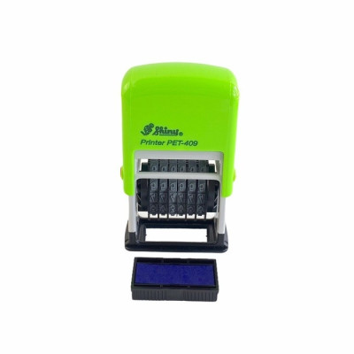 Dấu liền mực SHINY 6 Số Điều Chỉnh theo ý muốn Cao số 4mm