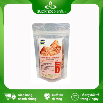 Muối hồng Himalaya Dạng Hạt, Túi 100g