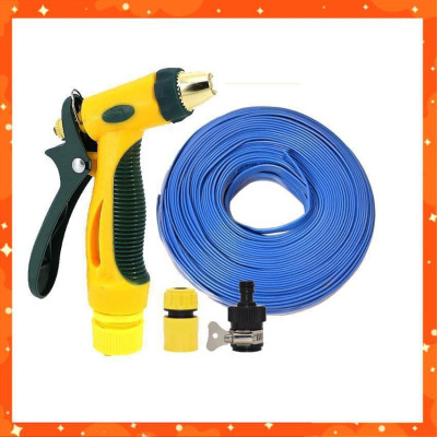 Bộ dây vòi xịt nước rửa xe,tưới cây tăng áp 3 lần 20m(cút nhựa nối 713-1) 206317