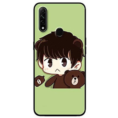 Ốp lưng dành cho Oppo A53 - A93 / F17 Pro - A31 - A8 2019 mẫu Ảnh Đôi Xanh Lá Line