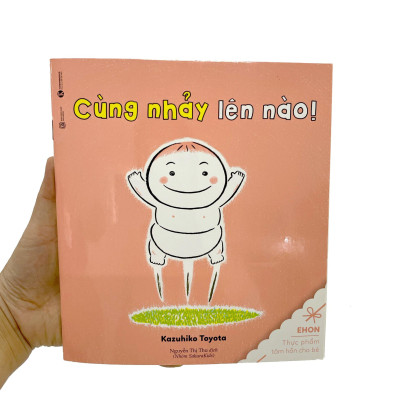 Ehon Chơi Cùng Momo - Chú Bé Quả Đào - Cùng Nhảy Lên Nào! (Tái Bản 2022)