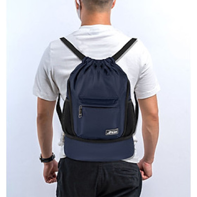 Balo dây rút thể thao xanh đen Xbags Wisdom Xb 6005,Chất liệu chống thấm nước hiệu quả, Chống tia UV