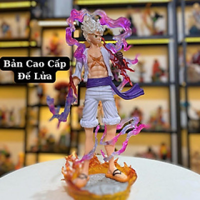 Mô Hình Luffy Gear 5 Bản Có Vũ Khí 21cm Mô hình One Piece Cao Cấp, Figure Mô Hình Anmie One Piece Luffy Vua Hải Tặc