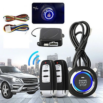 Bộ  Start/Stop Khởi Động ÔTo Từ Xa Bằng Nút Bấm – Nút Đề Nổ 1 Chạm Thông Minh Smart System Cao Cấp, ĐÈN TRANG TRÍ , ĐỒNG HỒ TREO TƯỜNG