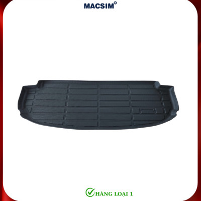Thảm lót cốp xe ô tô Hyundai Custin Nhãn hiệu Macsim chất liệu nhựa TPE cao cấp màu đen