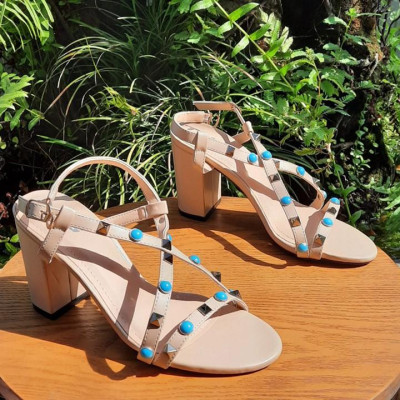 Sandal cao gót đế 7 phân cao cấp hot trend 2020 quai da mềm mại 20754