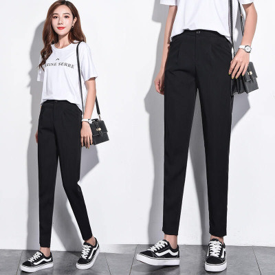 Quần baggy nữ Haint Boutique khóa kéo vải tuyết mưa dày dặn QT33