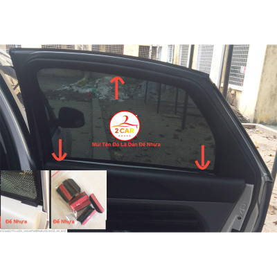 Rèm Che Nắng Honda Brio, Rèm Chắn Nắng Nam Châm Cho Xe ô tô, Bộ 4 Tấm, có nam châm