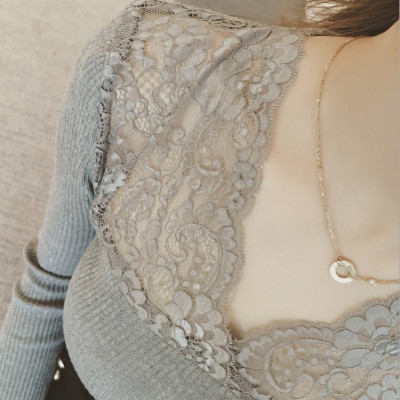 Áo kiểu nữ thiết kế Haint Boutique phối ren ale65