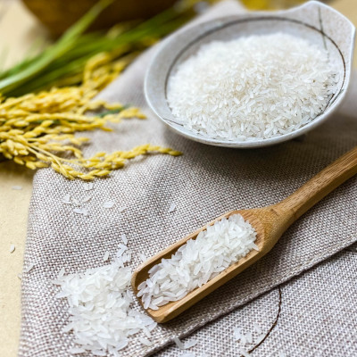 Gạo Hoa Lúa Xanh - Túi 5kg - Tơi xốp, mềm cơm, dẻo ít, thơm nhẹ