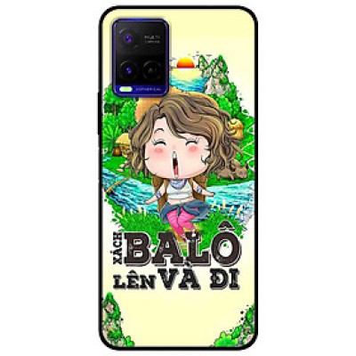 Ốp lưng dành cho Vivo Y21 - Vivo Y21s mẫu Xách Balo Lên Nữ