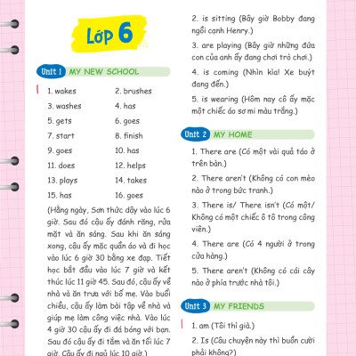 Sổ Tay Ngữ Pháp Và Bài Tập Tiếng Anh Lớp 6-7-8-9 (MEGA)