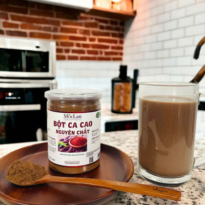 Bột Cacao Nguyên Chất 100% đậm vị Mộc Lan Healthy - 250g, 500g