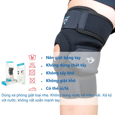 Bó gối đai dán không nẹp drytex UM (F08), size UNI