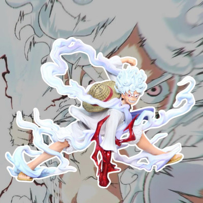 Mô Hình Luffy Gear 5 Dáng Ngầu 16Cm Mô hình One Piece Cao Cấp, Figure Mô Hình Anmie One Piece Luffy Vua Hải Tặc