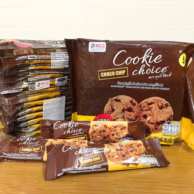 Bánh Quy Bơ Cookie Choice Với Socola Chip – Thơm Ngon, Giòn Rụm – 240g (12 thanh x 20g)