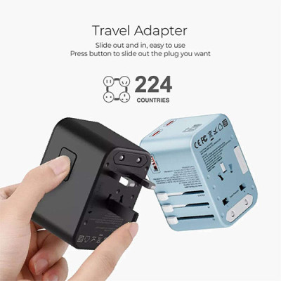 Cốc sạc Mazer Infinite.Travel SuperMINI 65W 2Type-C 1 USB M-IFTRAVEL 165PD - Hàng chính hãng