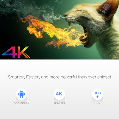 Android TV Box X96MAX-DDR4-2GB, Amlogic S905X2, Android 8.1, Bộ Nhớ 16GB, 4K TV Box USB3.0 WiFi, Gigabit LAN - Hàng Nhập Khẩu