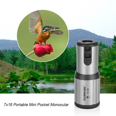 Kính viễn vọng một mắt nhỏ gọn,độ phóng đại 7x mạnh mẽ và vật kính 18mm