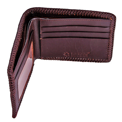 Ví Nam Huy Hoàng HT2314 (10 x 12.5 cm) - Nâu