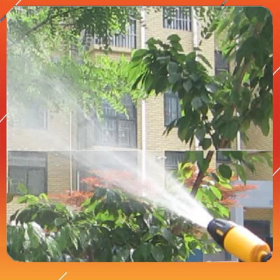 Vòi Xịt️Evoucher Bộ dây vòi xịt nước rửa xe, tưới cây , tăng áp 3 lần, loại 7m, 10m 206319 cút sập,+  móc khoá